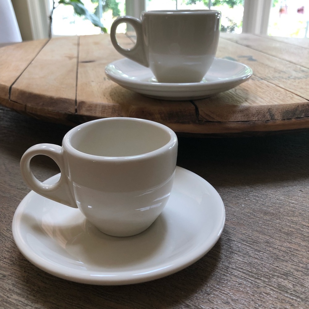 Homer Laughlin Espresso Demitasse Cup & Saucer Set
